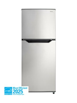 Danby 10.1 cu. ft. Apartment Size Top Mount Fridge in Stainless Steel