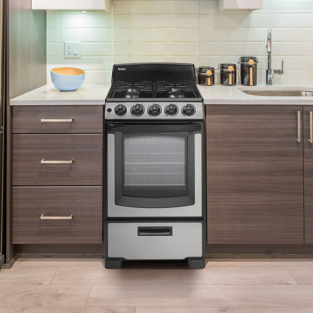 Danby 20" Wide Gas Range in Stainless Steel - Image 5